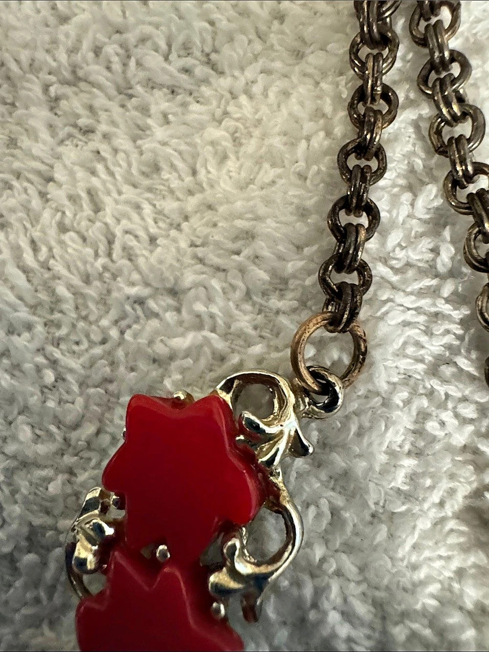 Red Statement Necklace - Picture 3 of 4